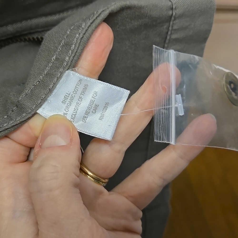 Garnet Hill Organic Cotton Cargo Jacket - Picture 9 of 11